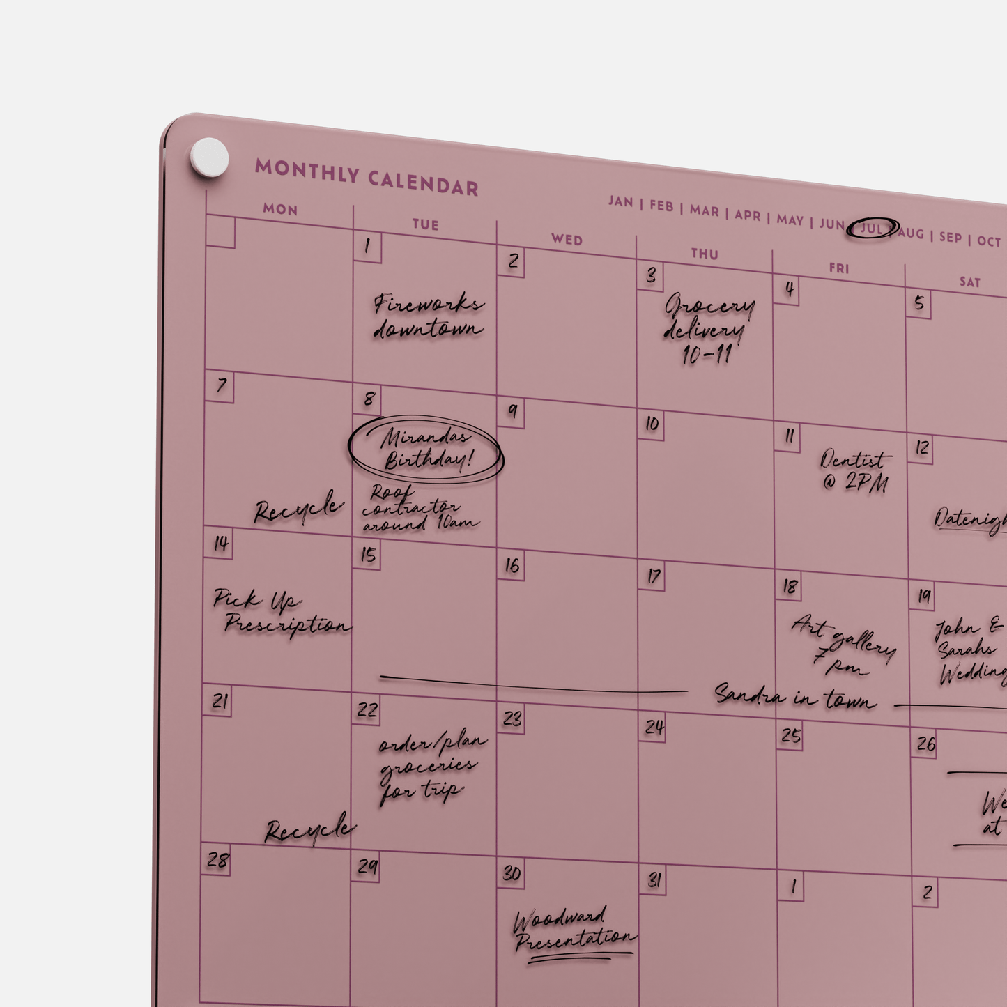 Monthly Calendar 1411