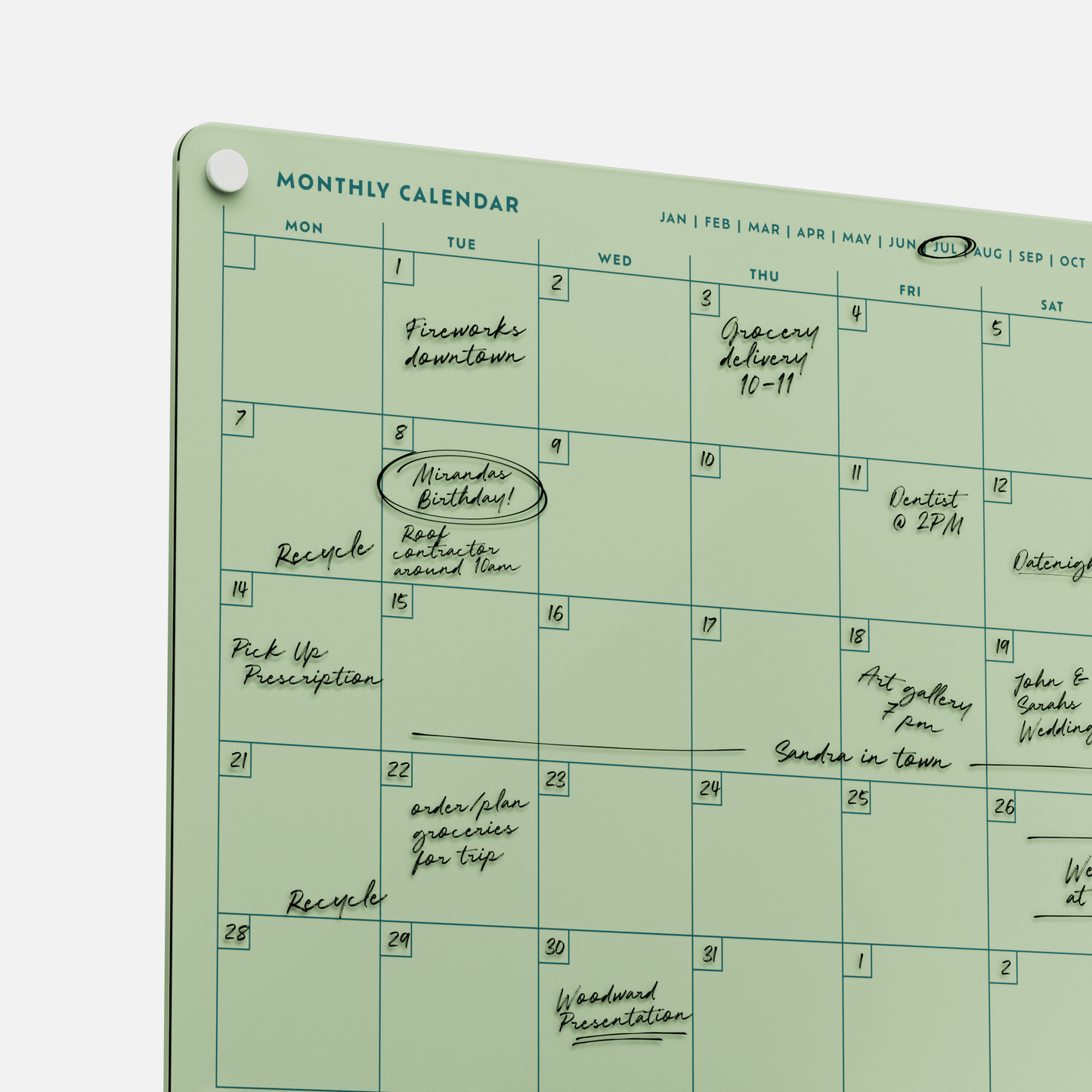 Monthly Calendar 1411