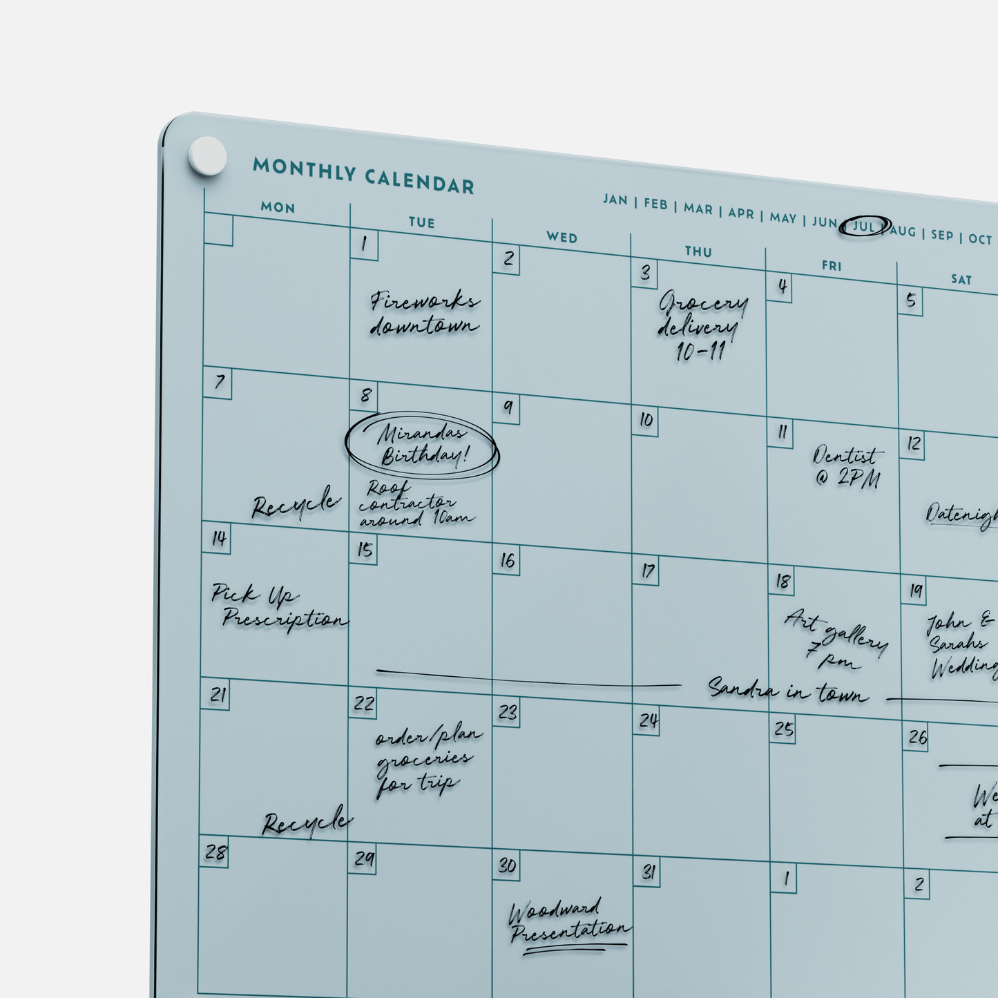 Monthly Calendar 1411