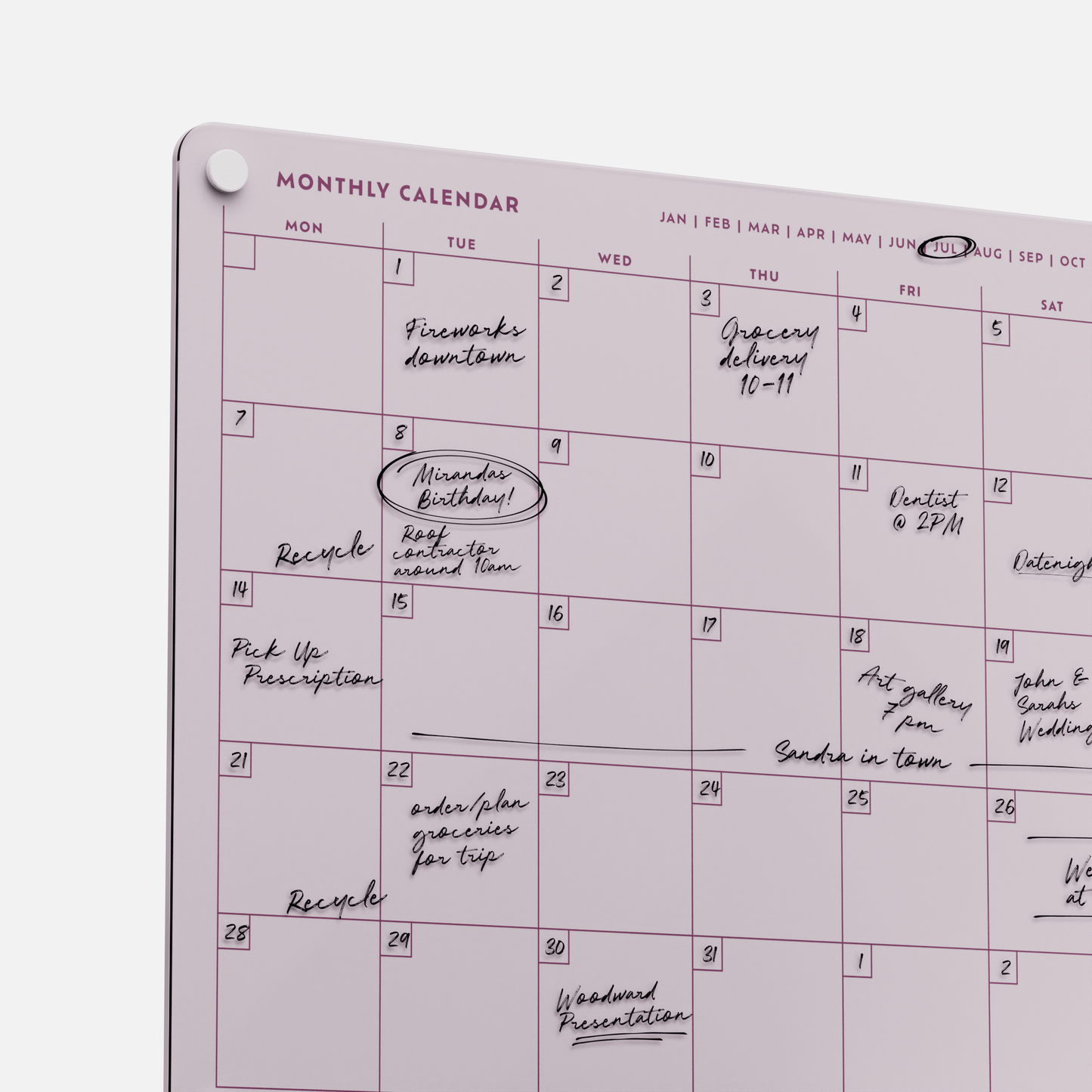 Monthly Calendar 1411