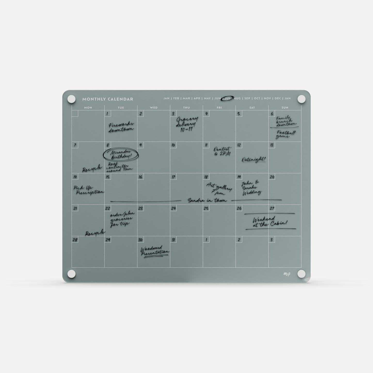 Monthly Calendar 1411