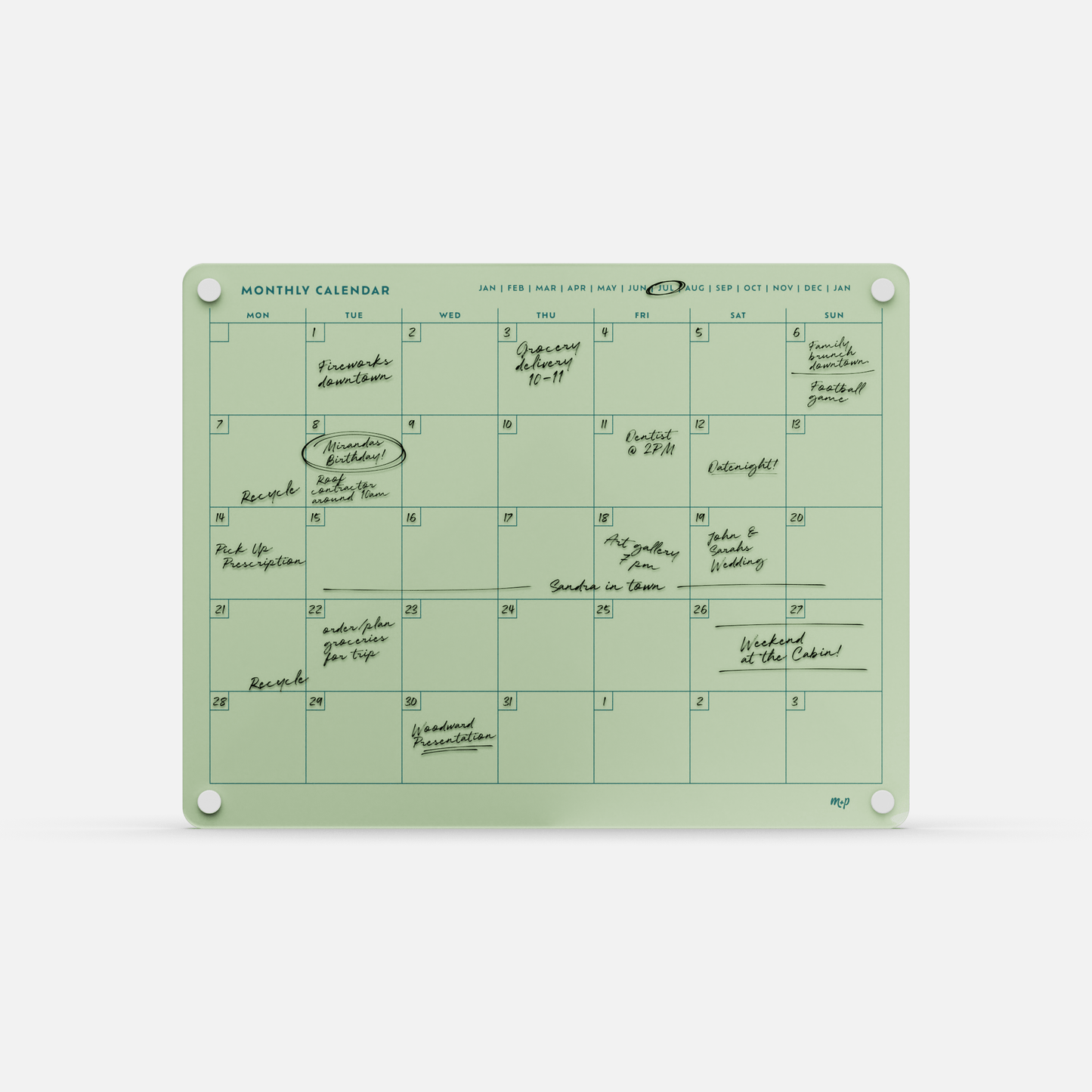 Monthly Calendar 1411