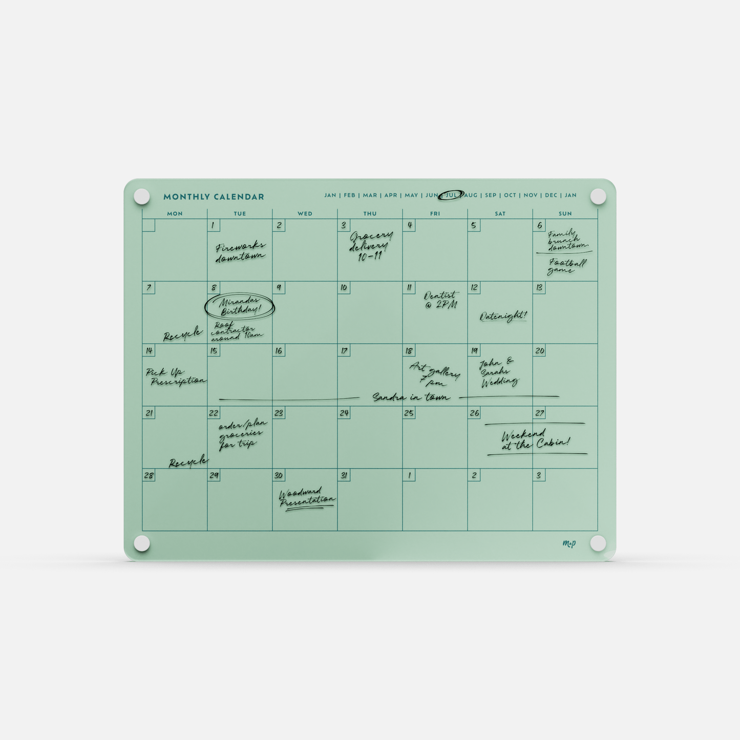 Monthly Calendar 1411