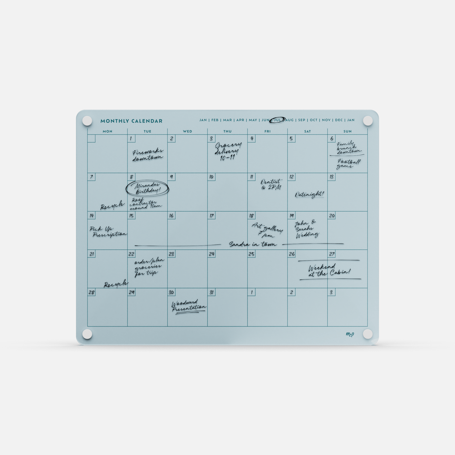 Monthly Calendar 1411