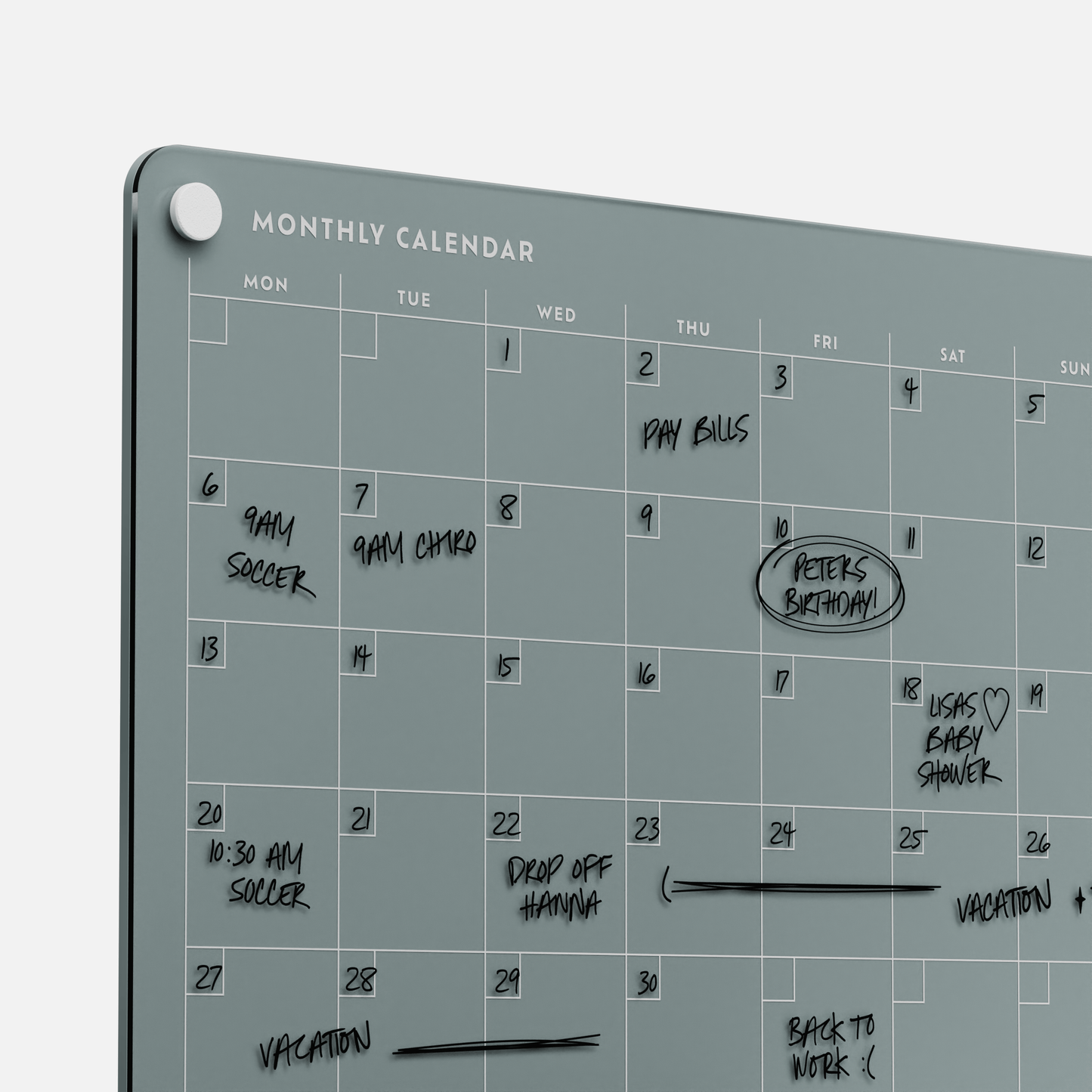 Monthly Calendar 118
