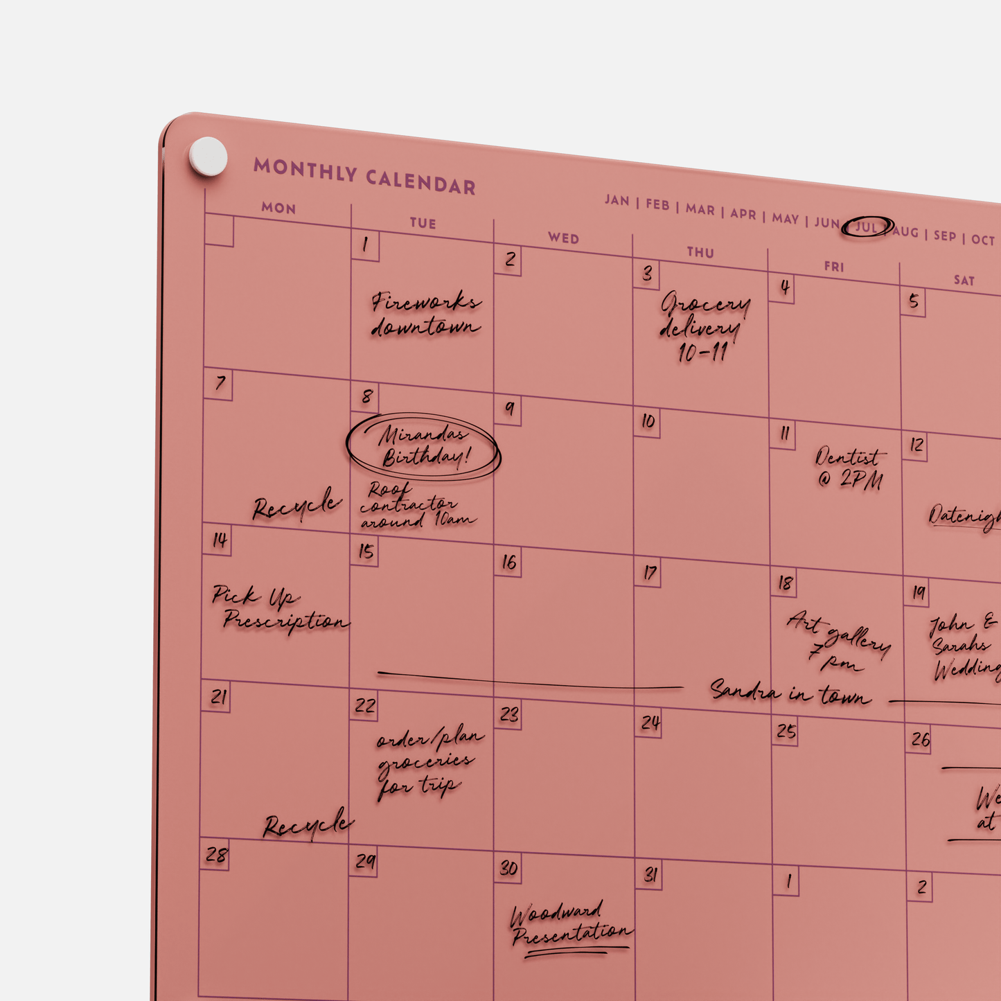 Monthly Calendar 1411