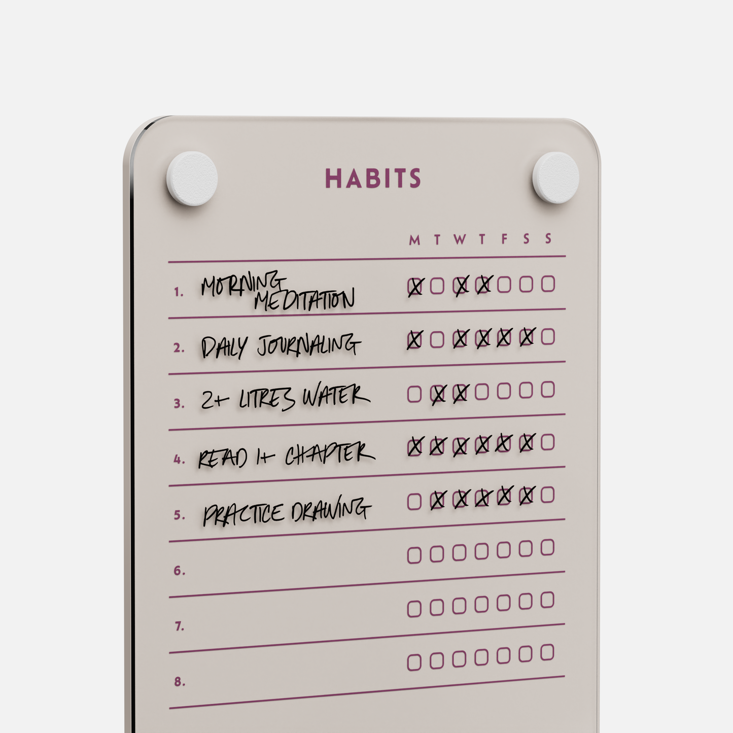 Weekly Habits 59