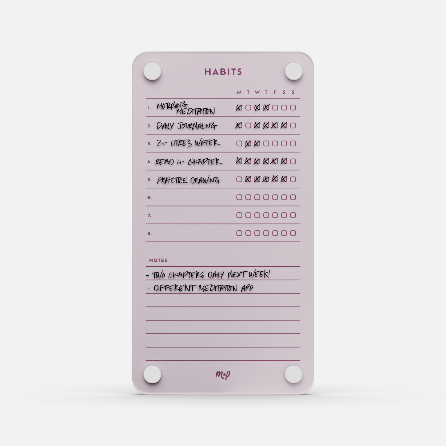 Weekly Habits 59