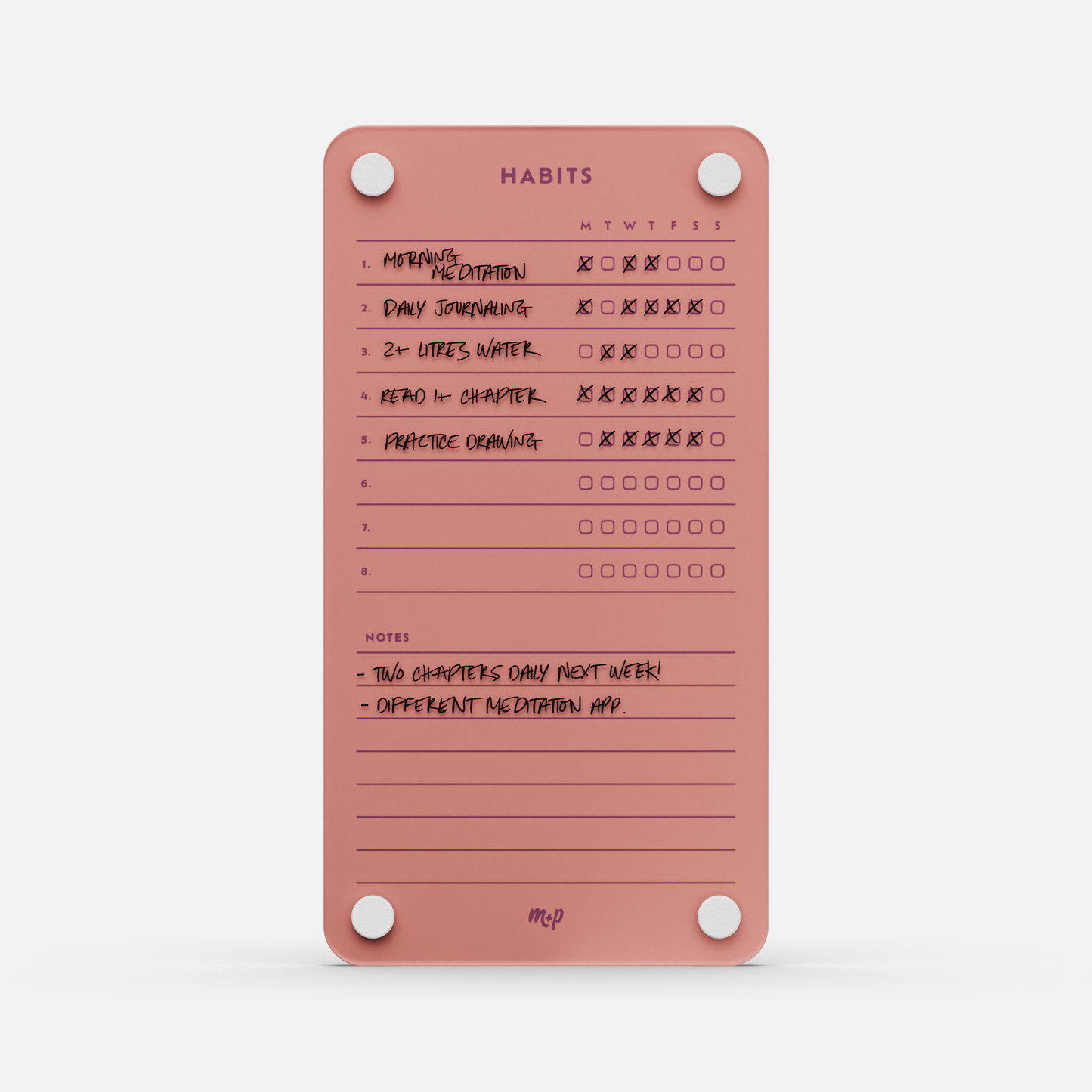 Weekly Habits 59