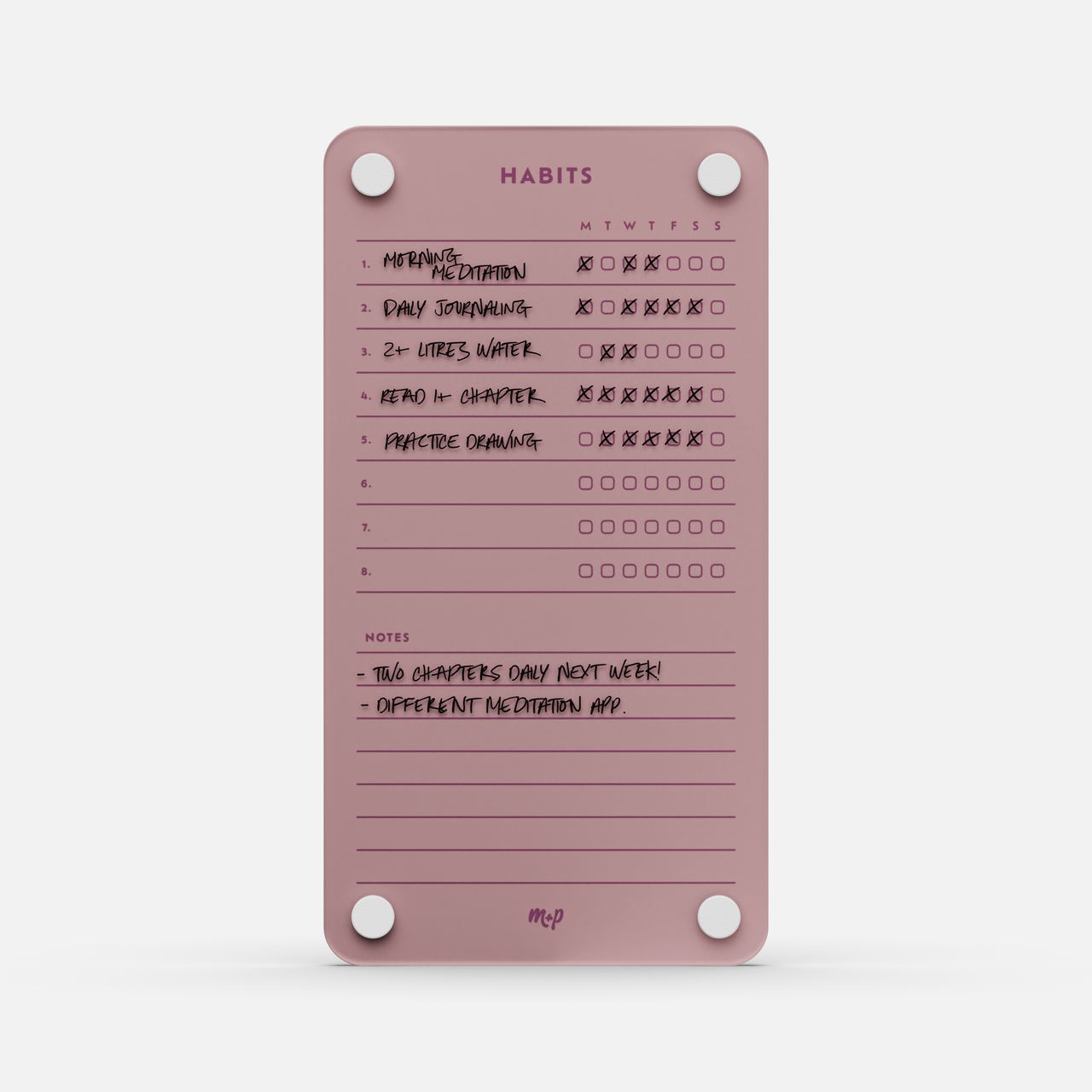 Weekly Habits 59