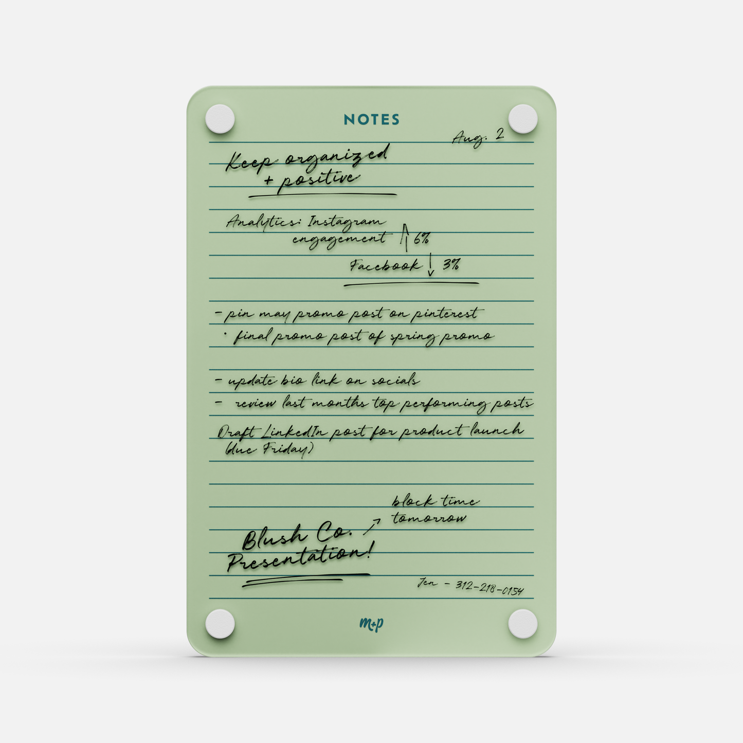 Lined Notes 69
