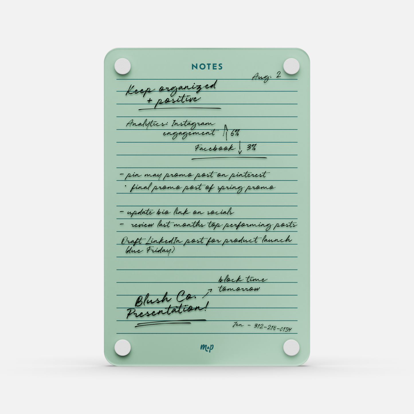 Lined Notes 69