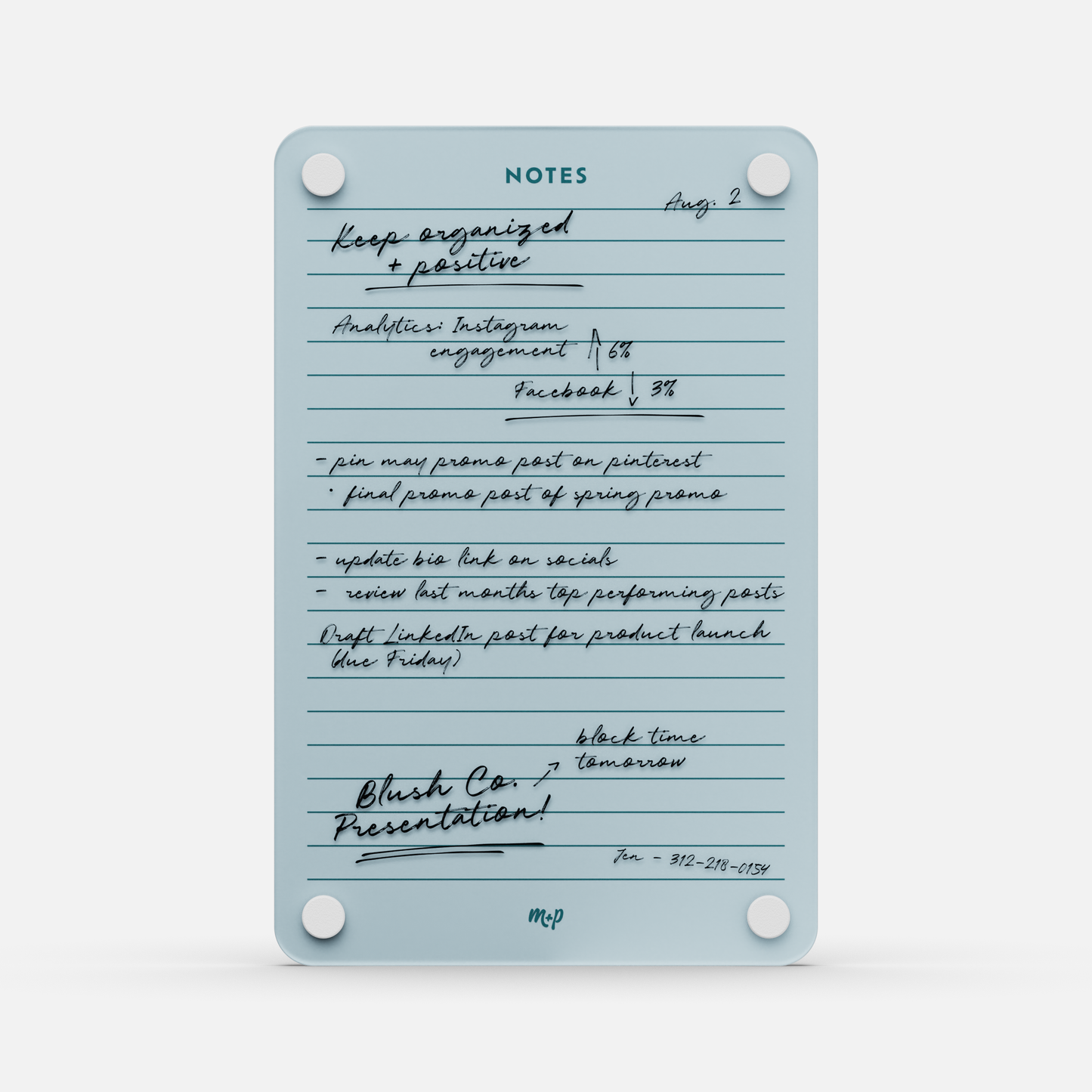 Lined Notes 69