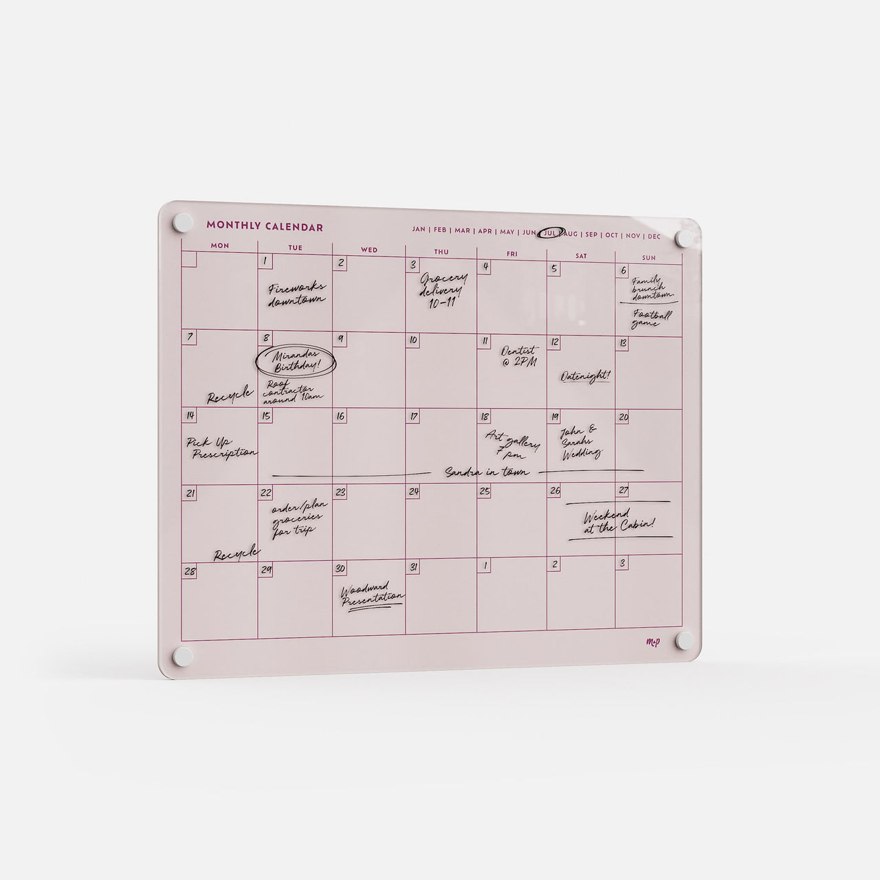 Monthly Calendar 1411