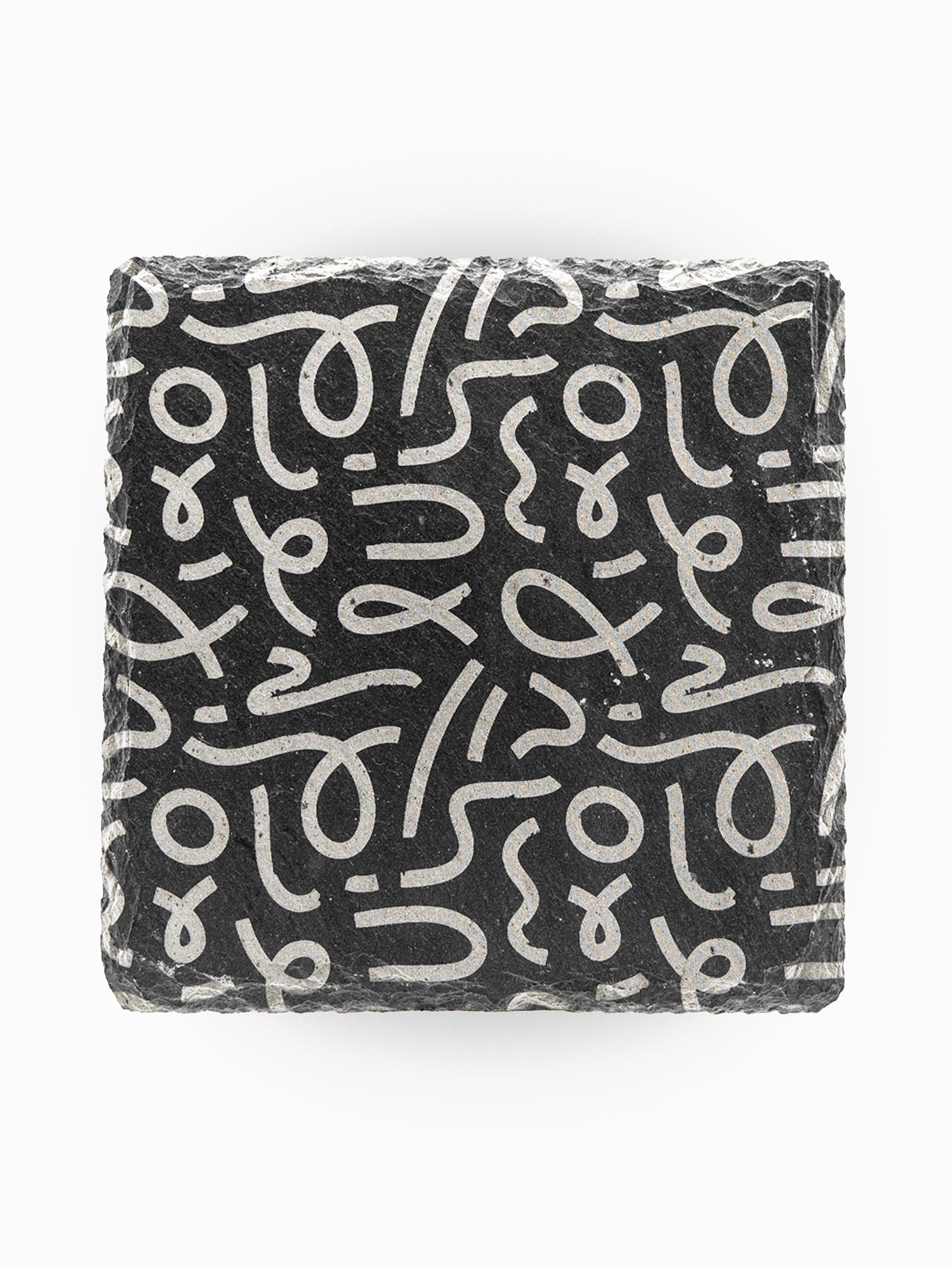 Squiggle Slate Coasters